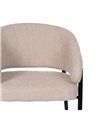 SILLA BEIGE TEJIDO-METAL CONTRACT 60 X 57 X 79 CM