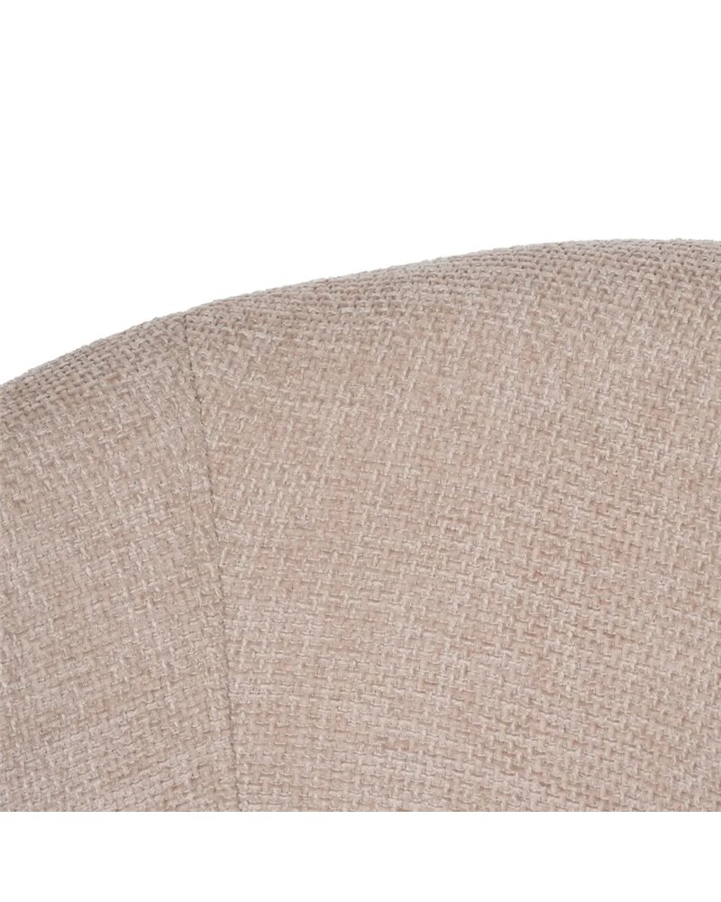 SILLA BEIGE TEJIDO-METAL CONTRACT 60 X 57 X 79 CM