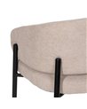 SILLA BEIGE TEJIDO-METAL CONTRACT 60 X 57 X 79 CM
