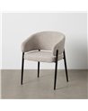 SILLA GRIS TEJIDO-METAL CONTRACT 60 X 57 X 79 CM