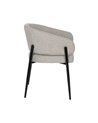 SILLA GRIS TEJIDO-METAL CONTRACT 60 X 57 X 79 CM