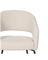 SILLA BLANCO TEJIDO-METAL CONTRACT 57 X 56 X 81 CM