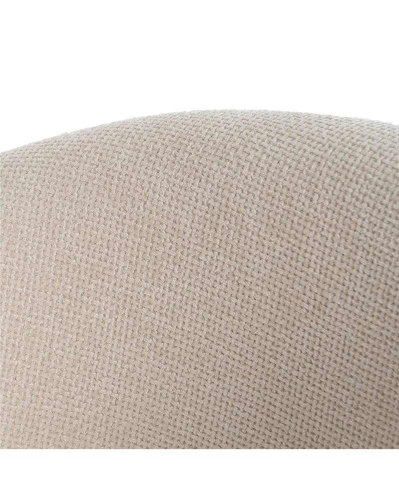 SILLA BLANCO TEJIDO-METAL CONTRACT 57 X 56 X 81 CM