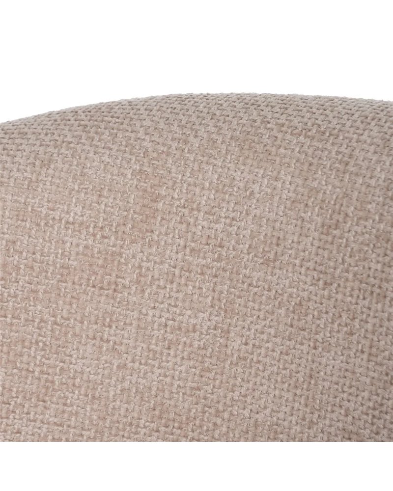 SILLA BEIGE TEJIDO-METAL CONTRACT 57 X 56 X 81 CM