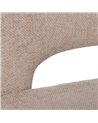 SILLA BEIGE TEJIDO-METAL CONTRACT 57 X 56 X 81 CM