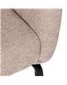 SILLA BEIGE TEJIDO-METAL CONTRACT 57 X 56 X 81 CM