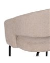 SILLA BEIGE TEJIDO-METAL CONTRACT 57 X 56 X 81 CM