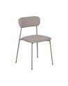 SILLA BEIGE TEJIDO-METAL CONTRACT 49 X 47 X 76 CM
