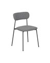 SILLA GRIS TEJIDO-METAL CONTRACT 49 X 47 X 76 CM
