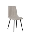 SILLA CREMA TEJIDO-METAL SALÓN 44 X 51 X 88 CM