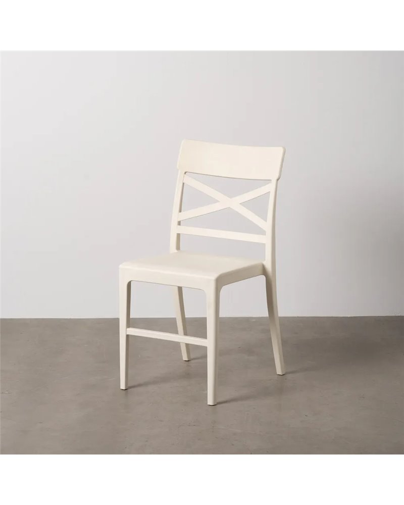SILLA BLANCO POLIPROPILENO CONTRACT 44 X 51 X 84 CM