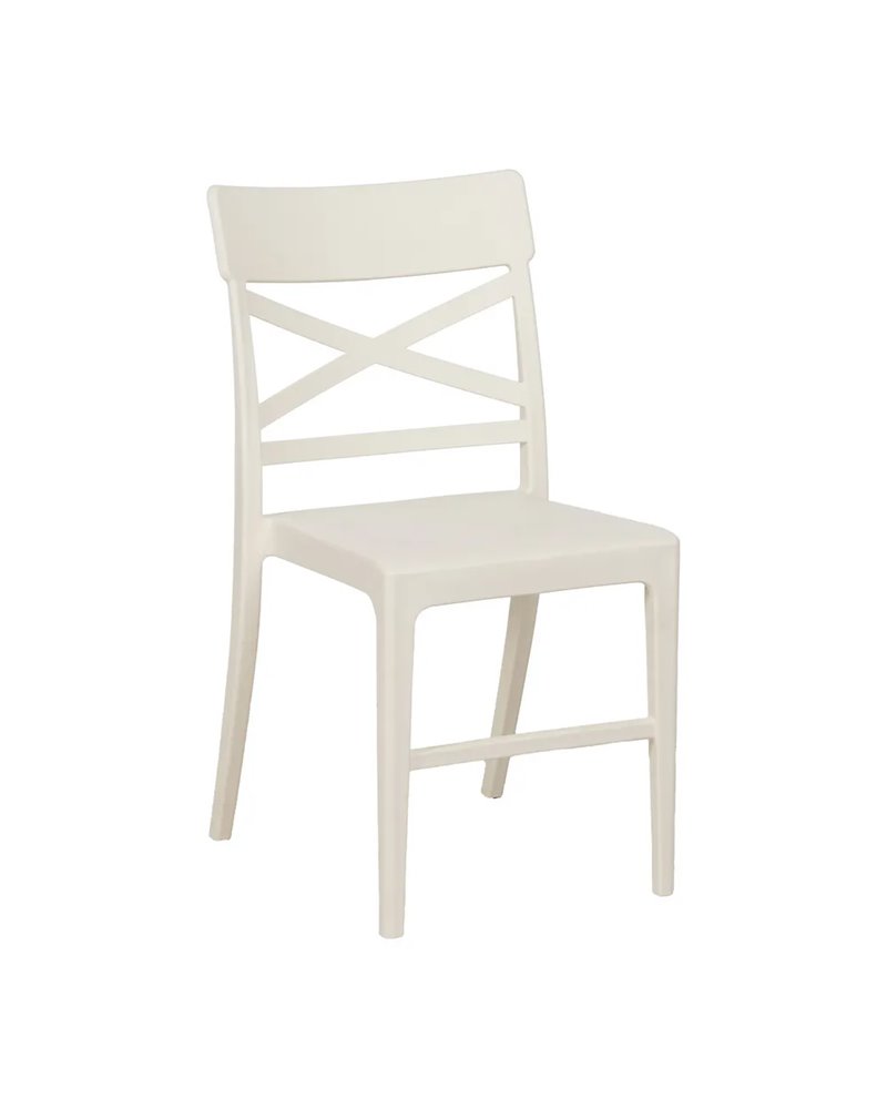 SILLA BLANCO POLIPROPILENO CONTRACT 44 X 51 X 84 CM