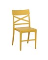SILLA AMARILLO POLIPROPILENO CONTRACT 44 X 51 X 84 CM