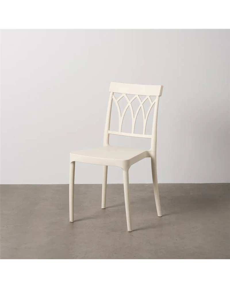 SILLA BLANCO POLIPROPILENO CONTRACT 42 X 54 X 83 CM