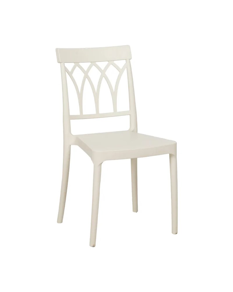 SILLA BLANCO POLIPROPILENO CONTRACT 42 X 54 X 83 CM