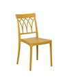 SILLA AMARILLO POLIPROPILENO CONTRACT 42 X 54 X 83 CM