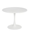 MESA BLANCO METAL 100 X 100 X 74 CM