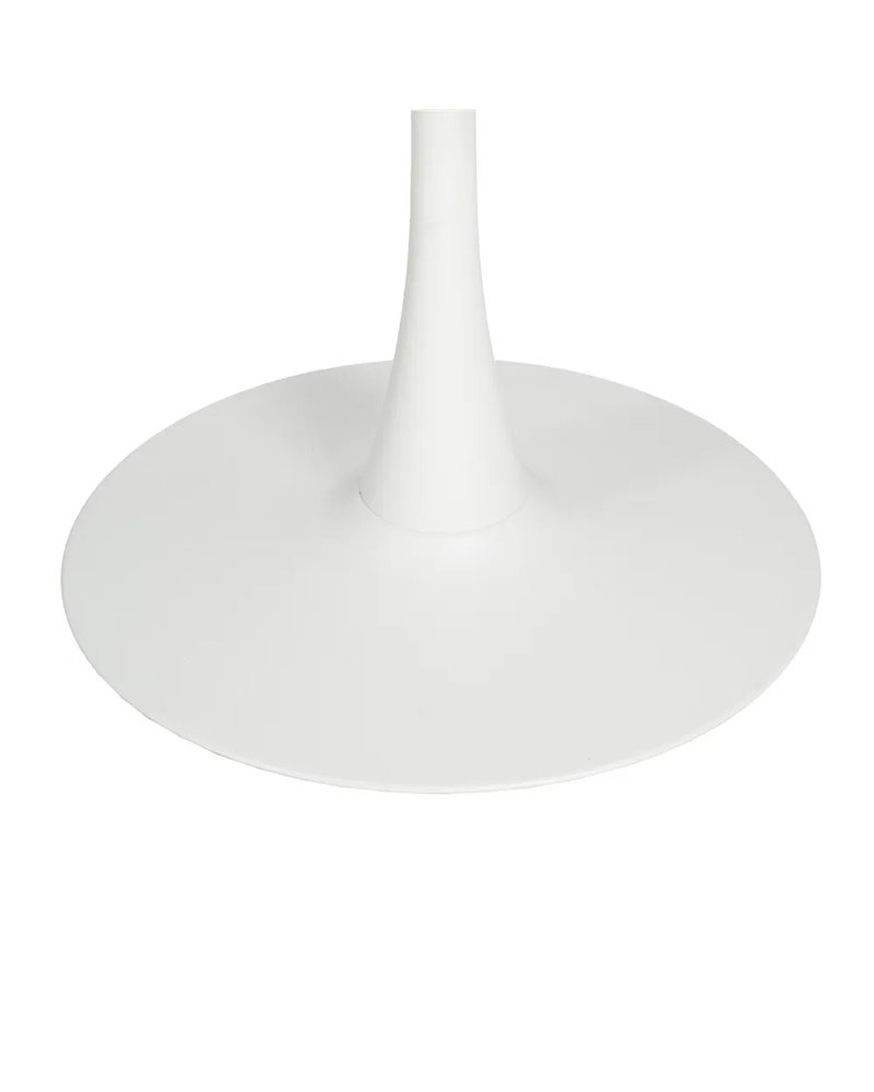 MESA BLANCO METAL 100 X 100 X 74 CM