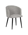 SILLA GRIS TEJIDO-METAL SALÓN 53 X 53 X 77 CM