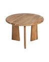 MESA CENTRO NATURAL MADERA DE MANGO 60 X 60 X 40 CM