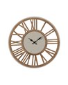 RELOJ PARED NATURAL DM-METAL 57,50 X 4 X 57,50 CM