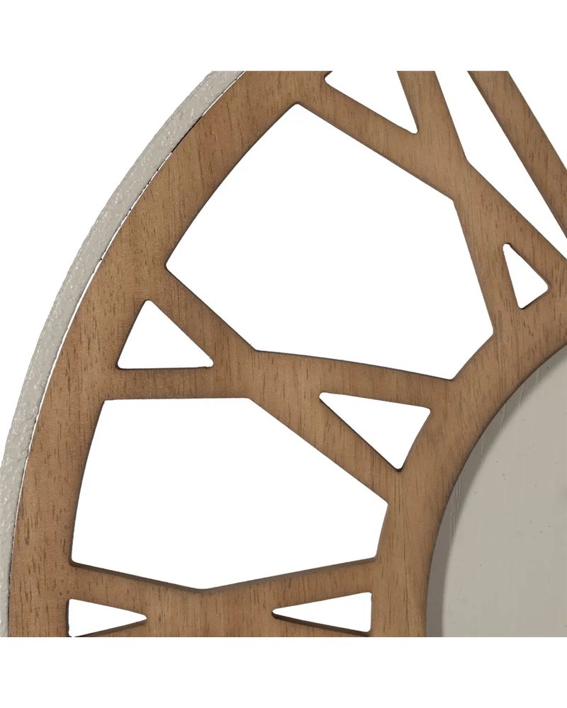 RELOJ PARED NATURAL DM-METAL 57,50 X 4 X 57,50 CM
