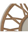 RELOJ PARED NATURAL DM-METAL 57,50 X 4 X 57,50 CM