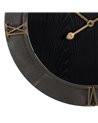 RELOJ PARED NEGRO DM-METAL 61 X 2,50 X 61 CM