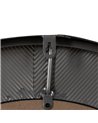 RELOJ PARED NEGRO DM-METAL 61 X 2,50 X 61 CM