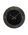 RELOJ PARED NEGRO DM-METAL 80 X 2,50 X 80 CM