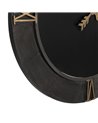 RELOJ PARED NEGRO DM-METAL 80 X 2,50 X 80 CM
