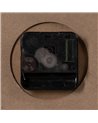 RELOJ PARED NEGRO DM-METAL 80 X 2,50 X 80 CM