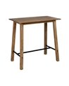 MESA ALTA NATURAL MADERA DE MANGO SALÓN 110 X 60 X 110 CM
