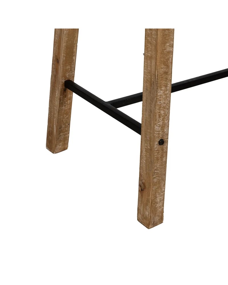 MESA ALTA NATURAL MADERA DE MANGO SALÓN 110 X 60 X 110 CM