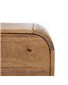 MUEBLE AUXILIAR NATURAL MADERA DE MANGO 80 X 40 X 80 CM