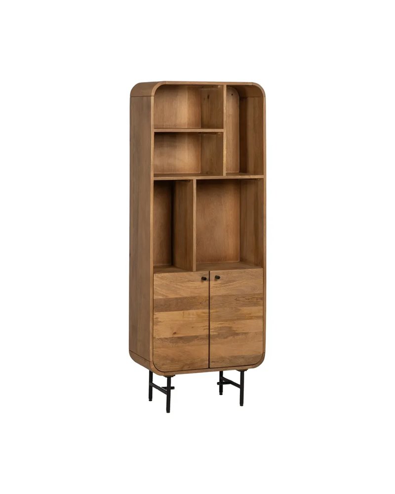 MUEBLE AUXILIAR NATURAL MADERA DE MANGO 60 X 30 X 160 CM