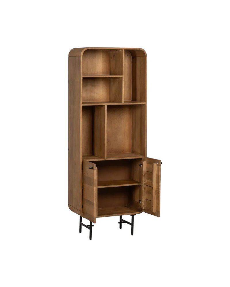 MUEBLE AUXILIAR NATURAL MADERA DE MANGO 60 X 30 X 160 CM