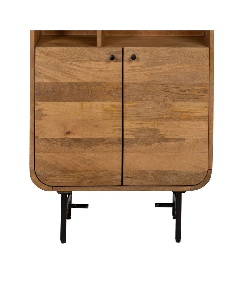 MUEBLE AUXILIAR NATURAL MADERA DE MANGO 60 X 30 X 160 CM