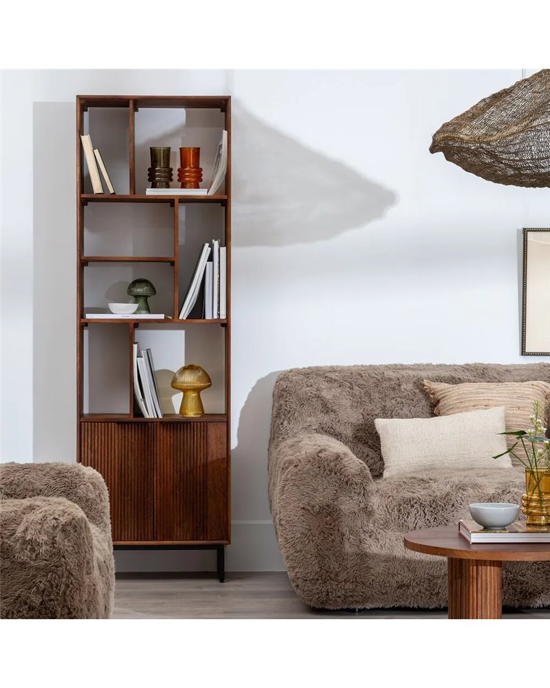 MUEBLE AUXILIAR MADERA DE MANGO SALÓN 60 X 30 X 190 CM