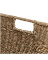 LEÑERO METAL/FIBRA NATURAL 45 X 35 X 25 CM