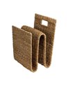 REVISTERO METAL/FIBRA NATURAL 30 X 30 X 40 CM
