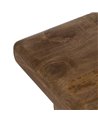 MESA AUXILIAR MARRÓN MADERA DE MANGO 45 X 45 X 50 CM