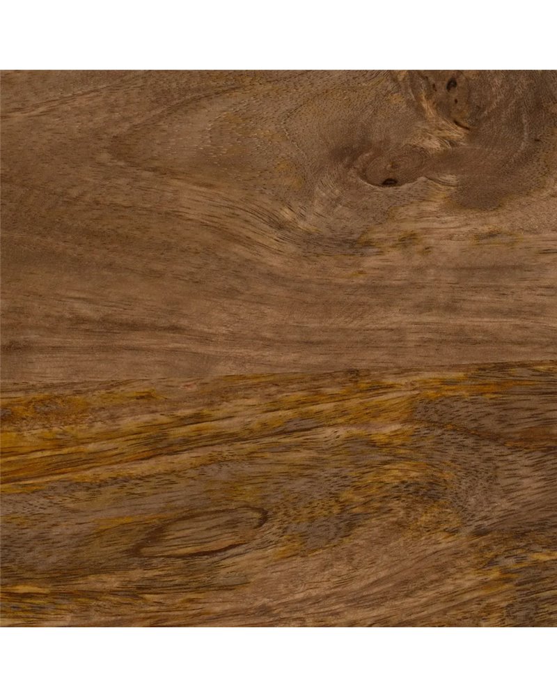 MESA AUXILIAR MARRÓN MADERA DE MANGO 45 X 45 X 50 CM