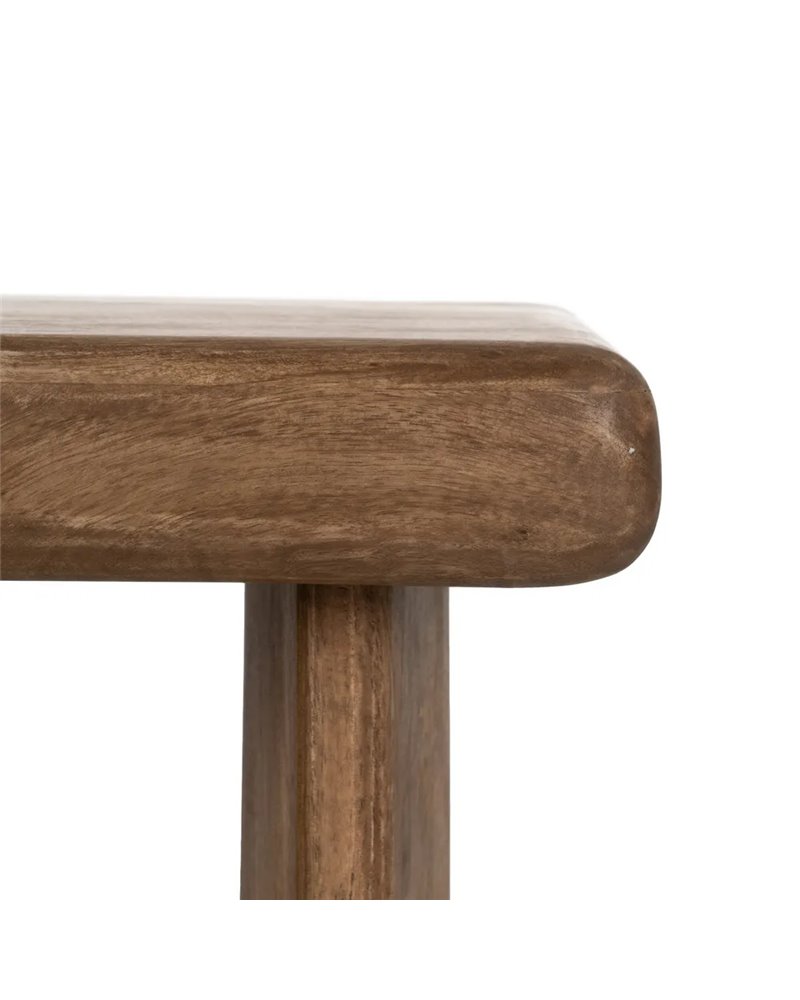 MESA AUXILIAR MARRÓN MADERA DE MANGO 45 X 45 X 50 CM