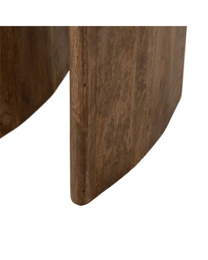 MESA AUXILIAR MARRÓN MADERA DE MANGO 45 X 45 X 50 CM