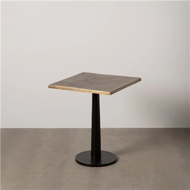 MESA AUXILIAR ALUMINIO SALÓN 60 X 60 X 73 CM