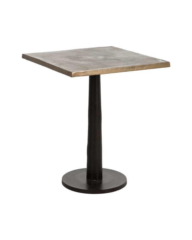 MESA AUXILIAR ALUMINIO SALÓN 60 X 60 X 73 CM