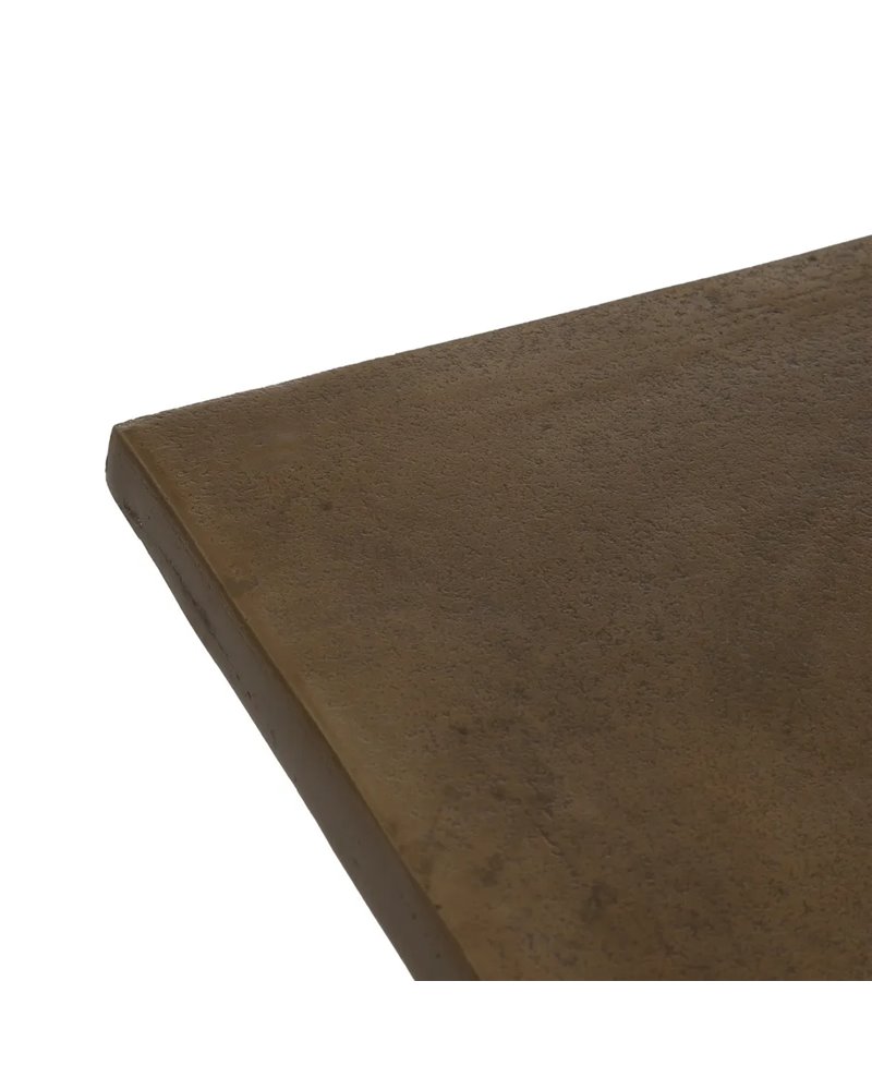 MESA AUXILIAR ALUMINIO SALÓN 60 X 60 X 73 CM