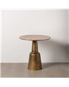 MESA AUXILIAR COBRE ALUMINIO SALÓN 73 X 73 X 73 CM