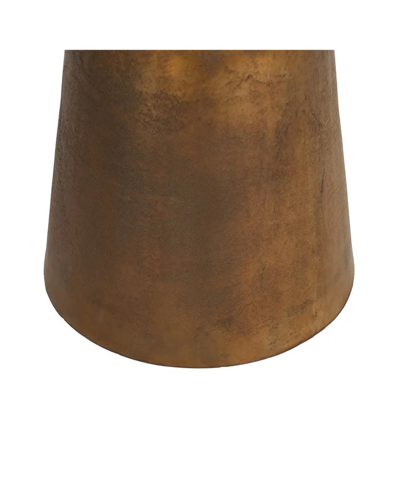 MESA AUXILIAR COBRE ALUMINIO SALÓN 73 X 73 X 73 CM